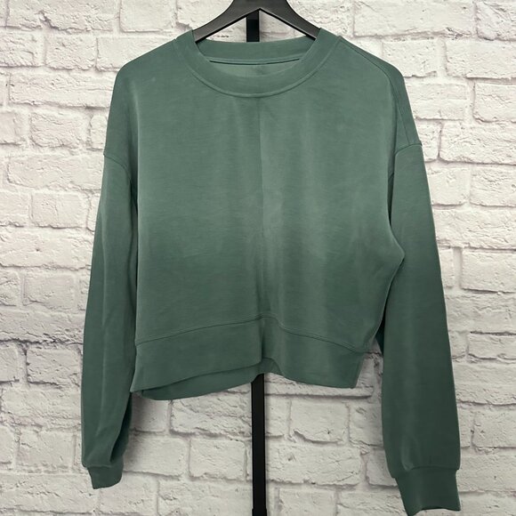 lululemon athletica Tops - Green Lululemon Crewneck Sweatshirt